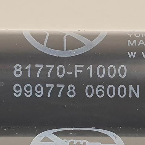 Amortecedor de tampa de porta-malas (de 3ª/5ª porta traseira) 81770F1000 HYUNDAI