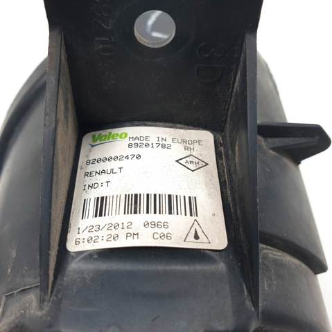 Luzes de nevoeiro direitas 8200002470 RENAULT