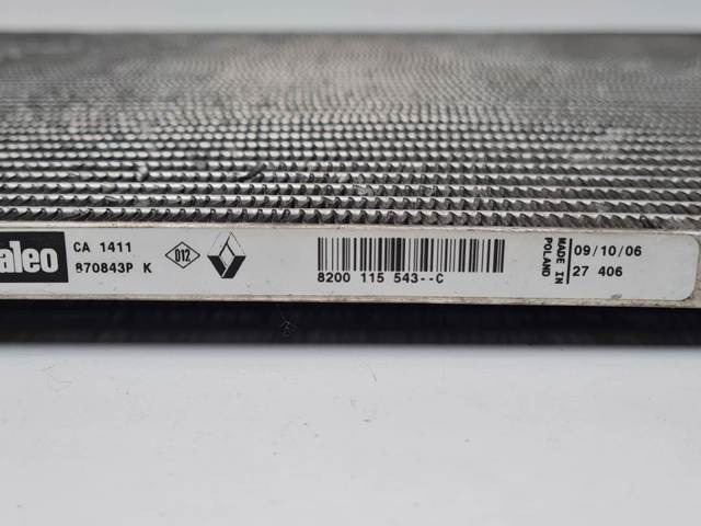 Radiador de aparelho de ar condicionado 8200115543C RENAULT