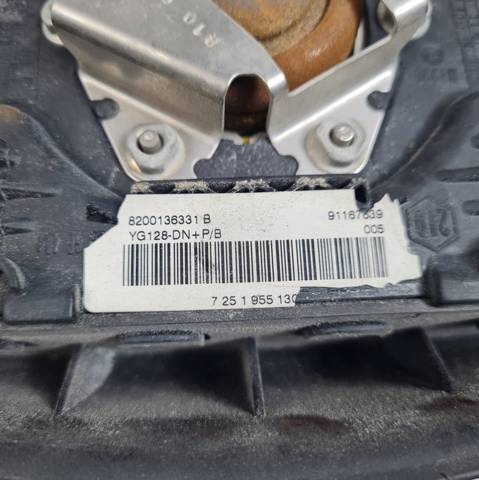 Cinto de segurança (AIRBAG) de condutor 8200136331B RENAULT