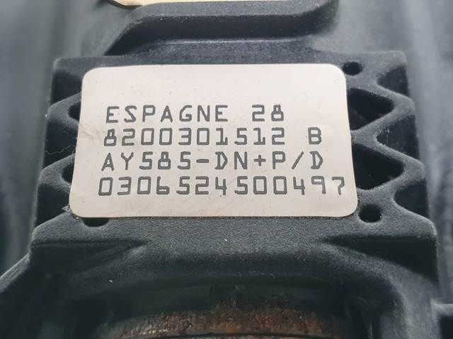 Cinto de segurança (AIRBAG) de condutor 8200301512 RENAULT