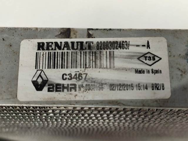 Radiador de esfriamento de motor 8200302463 RENAULT
