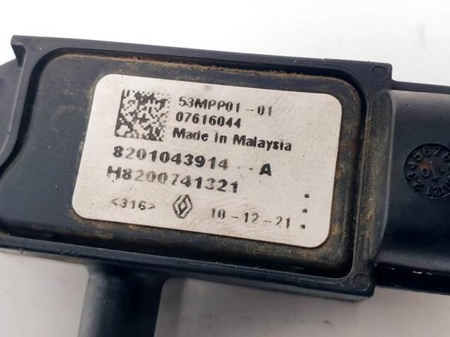 Sensor de pressão dos gases de escape 8201043914 RENAULT