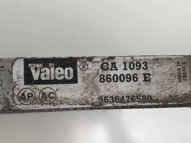Radiador de aparelho de ar condicionado 860096E PEUGEOT