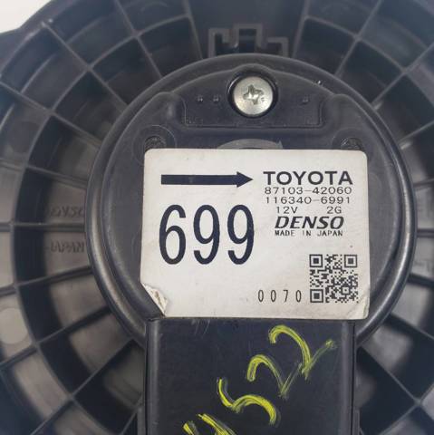 Motor de ventilador de forno (de aquecedor de salão) 8710342060 TOYOTA