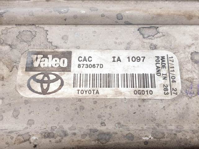 Radiador de intercooler 873067D TOYOTA