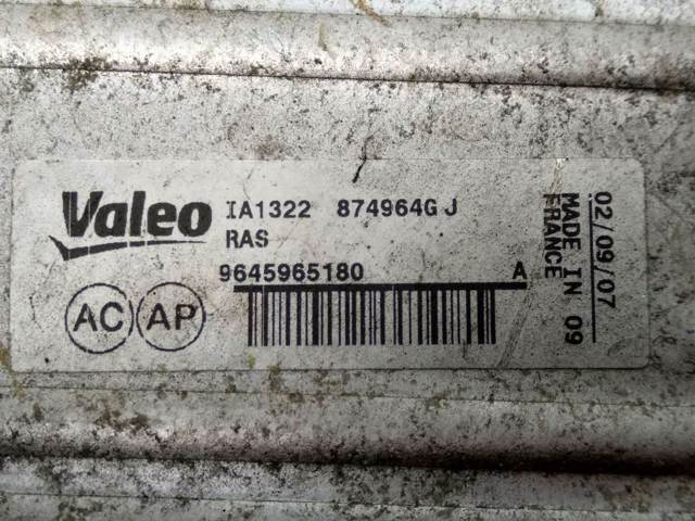 Radiador de intercooler 874964GJ PEUGEOT