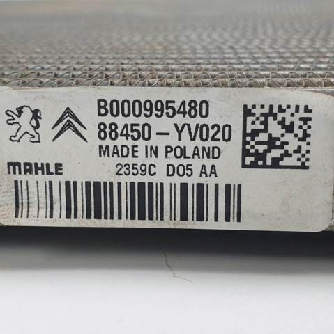 Radiador de aparelho de ar condicionado 88450YV020 TOYOTA