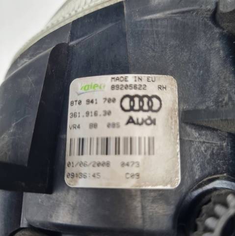 Luzes de nevoeiro direitas 8T0941700 VAG