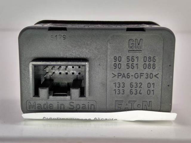 Unidade de botões dianteira esquerda de controlo de elevador de vidro 90561086 OPEL