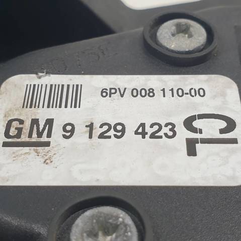 Pedal de gás (de acelerador) 9129423 OPEL