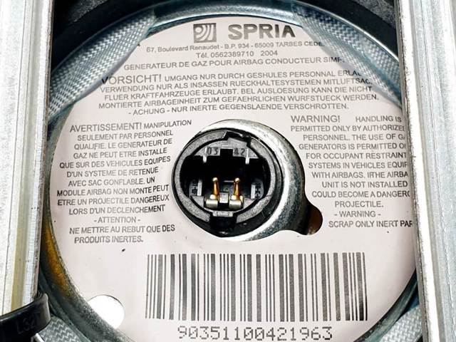 Cinto de segurança (AIRBAG) de condutor 96380009ZE PEUGEOT