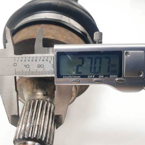 Bota de proteção externa de junta homocinética do semieixo dianteiro para Peugeot 307 3A, 3C