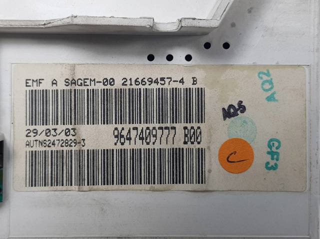 9647409777 Peugeot/Citroen