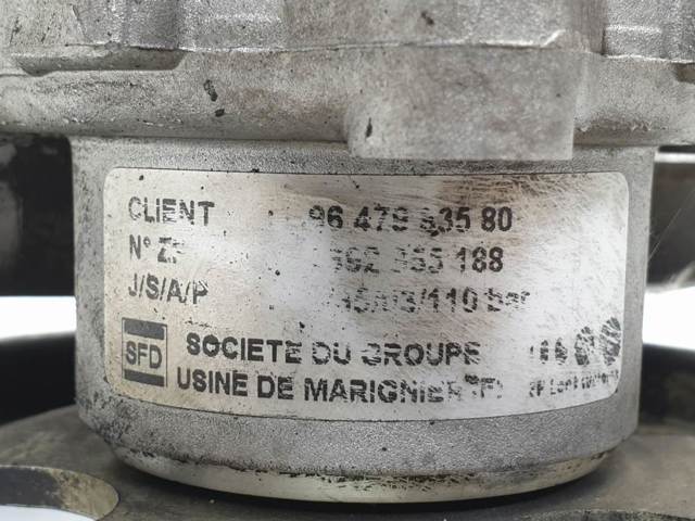 Bomba da Direção hidrâulica assistida 9647983580 PEUGEOT