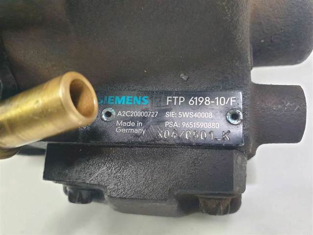 Bomba de combustível de pressão alta 9651590880 FORD