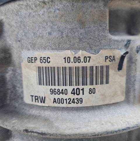 Bomba da Direção hidrâulica assistida 9684040180 PEUGEOT