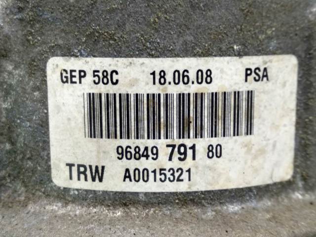 Bomba da Direção hidrâulica assistida 9684979180 PEUGEOT
