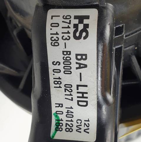 Motor de ventilador de forno (de aquecedor de salão) 97113B9000 HYUNDAI
