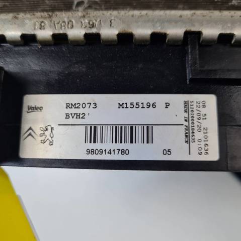 Radiador de esfriamento de motor 9809141780 OPEL