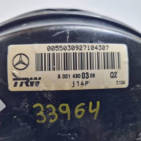 Reforçador dos freios a vácuo A0014300308 MERCEDES
