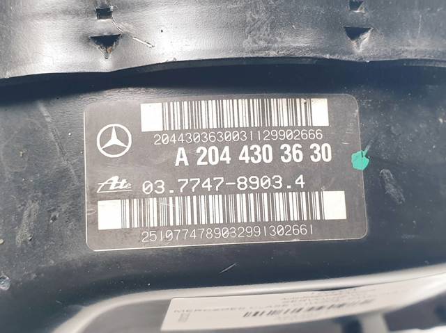 Reforçador dos freios a vácuo A2044303630 MERCEDES