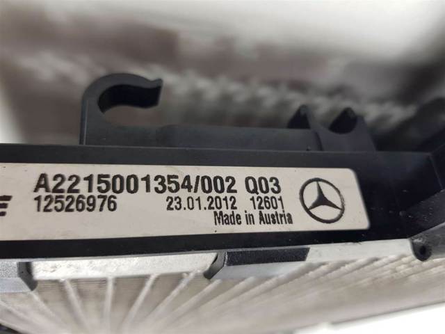 Radiador de aparelho de ar condicionado A2215001354 MERCEDES