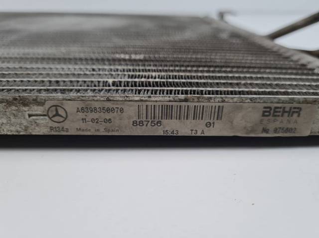 Radiador de aparelho de ar condicionado A6398350070 MERCEDES