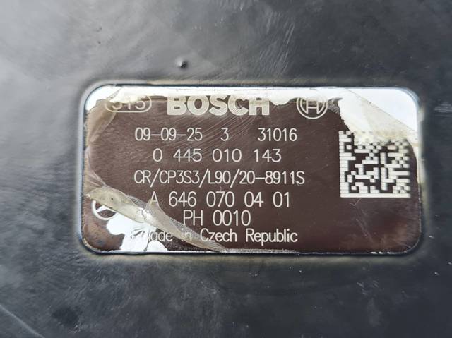 Bomba de combustível de pressão alta A6460700401 MERCEDES