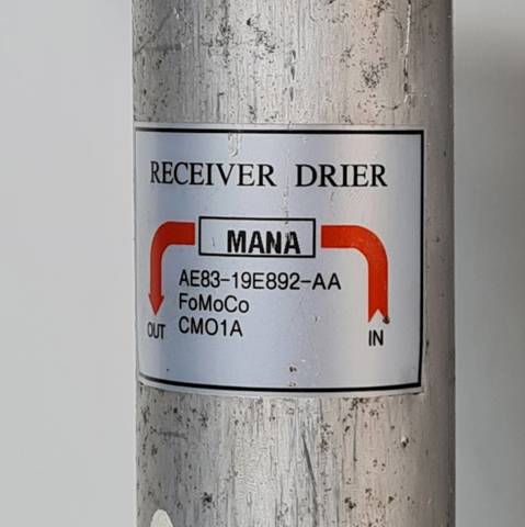 Tanque de recepção do secador de aparelho de ar condicionado AE8319E892AA FORD