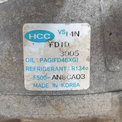 Compressor de aparelho de ar condicionado F500AN8CA03 HYUNDAI