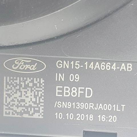 Anel AIRBAG de contato, cabo plano do volante para Ford Fiesta 