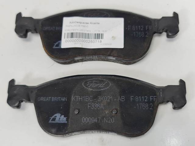 Sapatas do freio dianteiras de disco KTH1BC2K021AB FORD