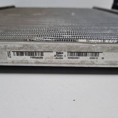 Radiador de esfriamento de motor P9800482380 PEUGEOT