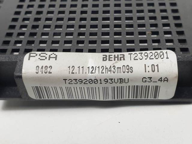 Aquecedor elétrico de ar do sistema de calefacção de salão T2392001 PEUGEOT