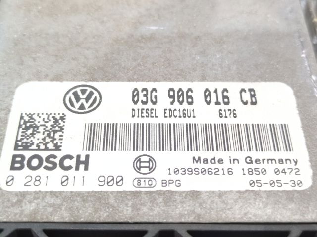 Módulo de direção (Centralina eletrônica) de motor 0281011900 VAG