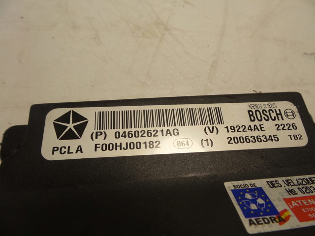 Módulo de conforto da porta dianteira 04602621AG CHRYSLER