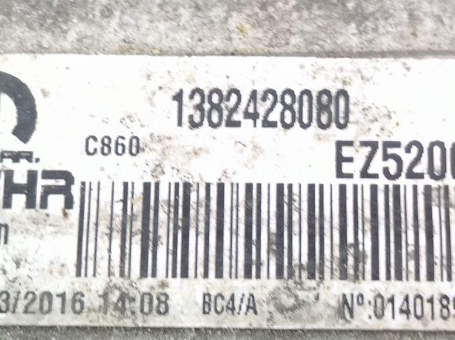 Radiador de intercooler 1382428080 PEUGEOT