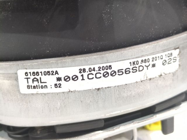 Cinto de segurança (AIRBAG) de condutor 1K0880201Q1QB VAG