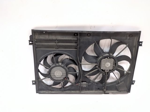 Ventilador elétrico de esfriamento montado (motor + roda de aletas) esquerdo 1K0959455FR VAG