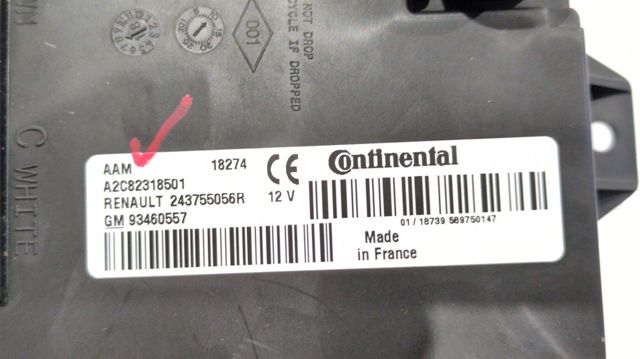 Unidade de conforto para Renault Master EV, HV, UV