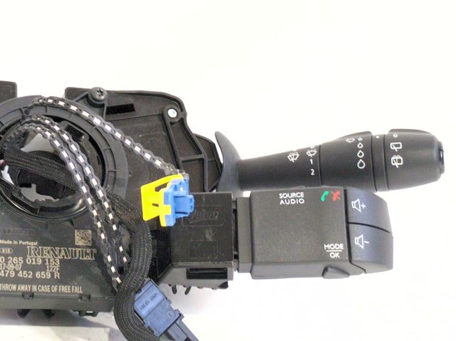 Anel AIRBAG de contato, cabo plano do volante 255671163R RENAULT