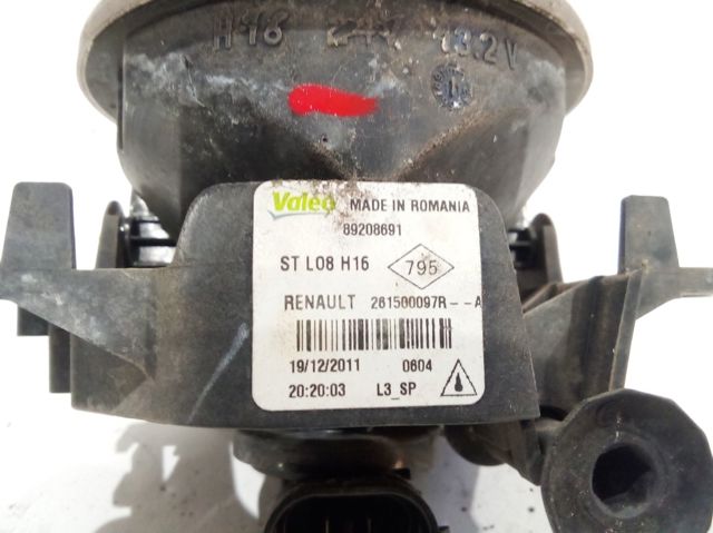 Luzes de nevoeiro esquerdas/direitas 261500097R RENAULT