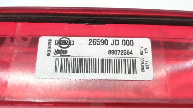 Sinal de parada traseiro adicional Nissan Qashqai I J10 ao melhor preço