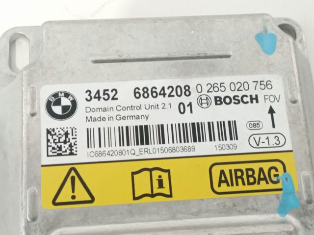 Módulo processador de controlo da bolsa de ar (Centralina eletrônica AIRBAG) 34526864208 BMW