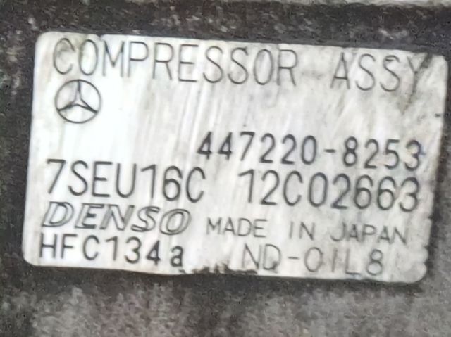 Compressor de aparelho de ar condicionado 4472208253 MERCEDES