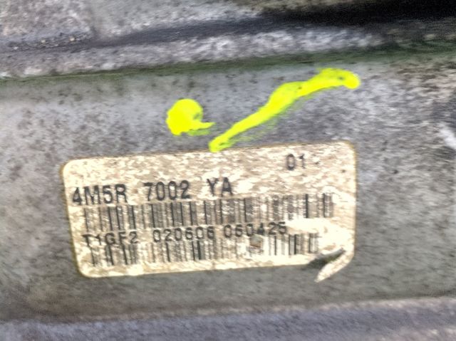 Caixa de Mudança montada (caixa mecânica de velocidades) 4M5R7002YA FORD