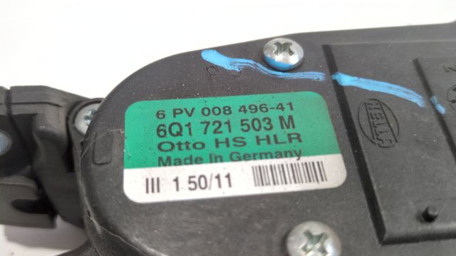 Pedal de gás (de acelerador) 6Q1721503M VAG