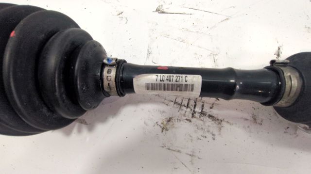 Semieixo (acionador) dianteiro 7L0407271C PORSCHE