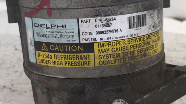 Compressor de aparelho de ar condicionado 8200053264 RENAULT